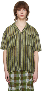 Зеленая прозрачная рубашка Andersson Bell