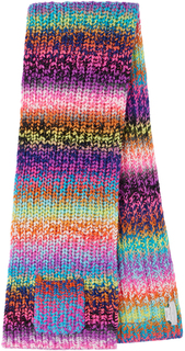 Детский вязаный шарф в разноцветную радужную полоску Stella McCartney