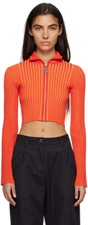 Оранжевый свитер с открытыми глазами Simon Miller