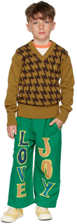 Детский свитер с желтым логотипом и туканом The Animals Observatory