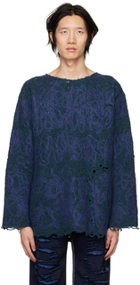 Сине-фиолетовый свитер Doomboh VITELLI