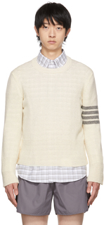 Классический свитер с круглым вырезом Off-White Thom Browne