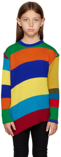 Детский свитер в разноцветную полоску M’A Kids