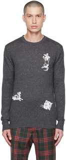 Черный свитер с химерой Vivienne Westwood