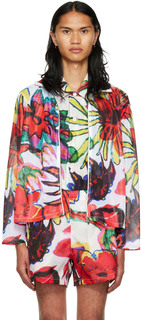 Разноцветный свитер с цветочным принтом Our Legacy