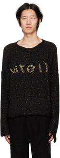 Эксклюзивный черный свитер SSENSE Galaxy VITELLI