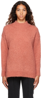 Оранжевый свитер с изображением идола Isabel Marant