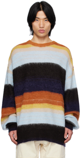 Многоцветный комбинированный свитер stein