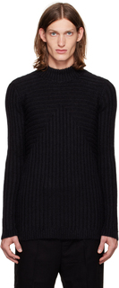 Черный свитер Level Lupetto Rick Owens