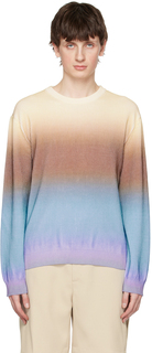 Многоцветный градиентный свитер Solid Homme