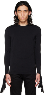 Черный свитер с капюшоном Givenchy
