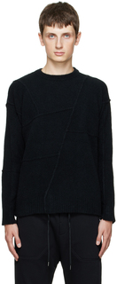 Черный свитер со вставками Isabel Benenato