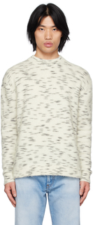 Белый свитер с круглым вырезом Acne Studios