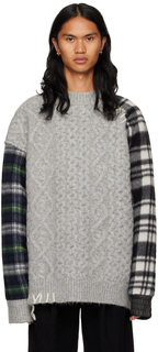 Серый вязаный свитер ADER error