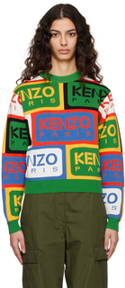Разноцветный свитер Kenzo Paris Label