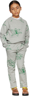 Детские серо-зеленые брюки All Flower Lounge Mardi Mercredi Les Petits