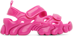 Розовые сандалии-пуфы Melissa Edition Collina Strada