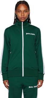 Зеленая классическая спортивная куртка Palm Angels