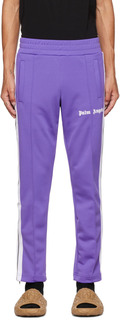 Пурпурные классические спортивные брюки Palm Angels
