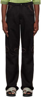 Черно-коричневые брюки Giran Kiko Kostadinov