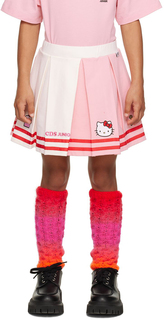 Детская розово-белая юбка Hello Kitty Edition GCDS Kids