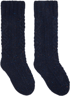 Темно-синие носки Donegal Jil Sander