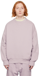 Пурпурный свитшот свободного кроя Calvin Klein