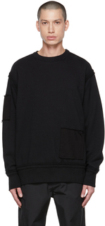 Черный свитер с нашивками Undercover