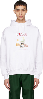 Белая худи &apos;Le Hoodie Holiday&apos; Drôle De Monsieur