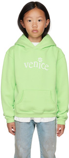 Детская зеленая толстовка с капюшоном Venice ERL