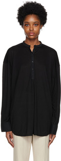Черная жидкая рубашка Totême Toteme