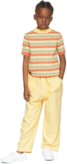 Детская разноцветная вязаная футболка Fairground Misha &amp; Puff
