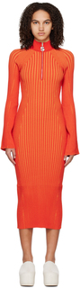 Оранжевое платье-миди Zumi Simon Miller