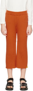 Детские оранжевые расклешенные брюки для отдыха M’A Kids