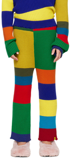 Детские разноцветные полосатые брюки для отдыха M’A Kids