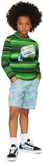 Детский зелено-черный свитер грузовика ERL