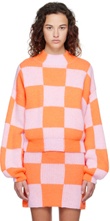 Оранжево-розовый свитер Adonis Stine Goya
