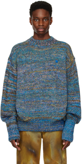 Синий свитер с триполом ADER error