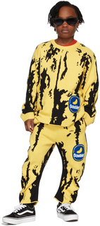Детский желто-черный банановый свитер Doublet