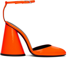 Оранжевые туфли на каблуках The Attico