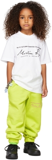 SSENSE Exclusive Kids Green Slim Leg Lounge Брюки Martine Rose