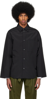 Черная куртка из капка rito structure