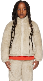 Детская бежевая полярная куртка TINYCOTTONS