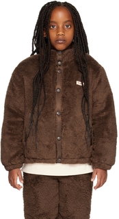 Детская коричневая полярная куртка TINYCOTTONS