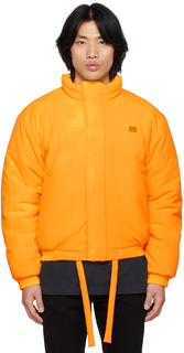 Оранжевая термореактивная куртка-бомбер Acne Studios