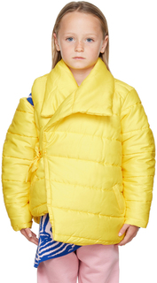 Детская желтая куртка-пуховик M’A Kids