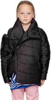 Детская черная куртка-пуховик M’A Kids
