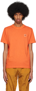 Оранжевая футболка 23757 Stone Island