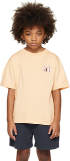 Детская бежевая футболка с круглым вырезом Repose AMS