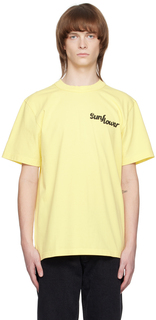 Желтая мастерская футболка Sunflower